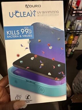 Aduro U-Clean UV Sanitizing Smartphone Box — Teal
